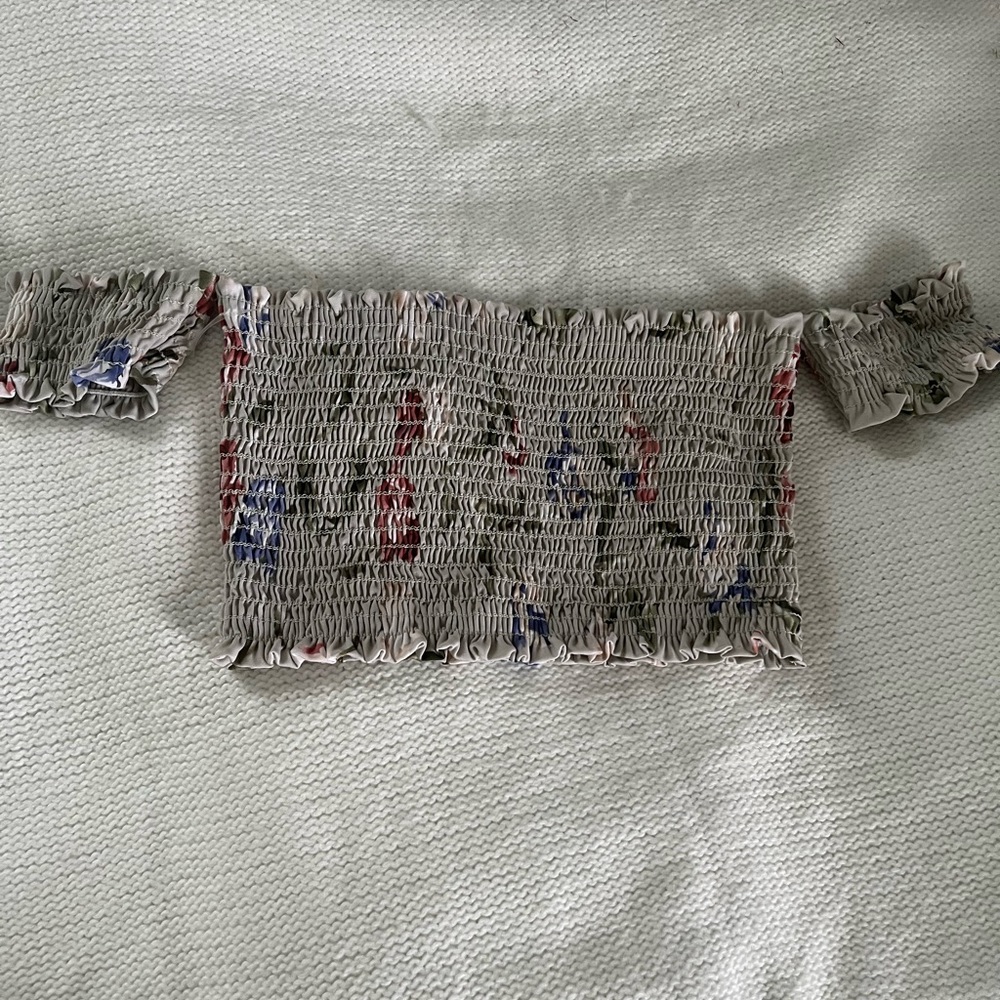 Floral Cropped Tube Top